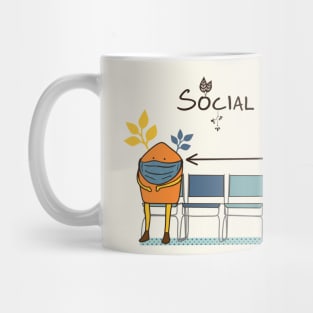 Social distancing party Mug